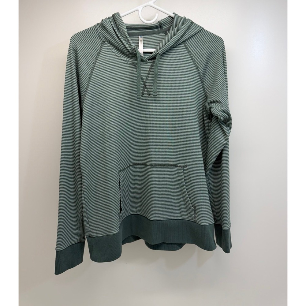 KÜHL Womens Stria Pullover Hood Size M Green